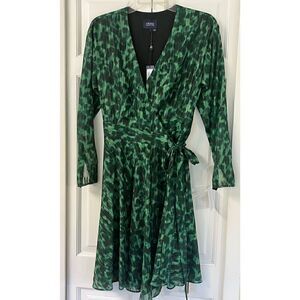 Marchesa Notte Emera wrap dress sz 2 NWT